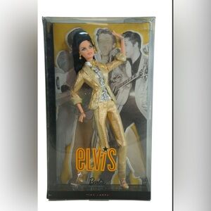 Mattel Pink Label, Barbie Loves Elvis Barbie Doll [16341F]  Retro 2010